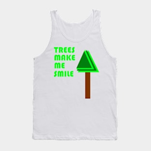 Trees Make Me Smile Tank Top